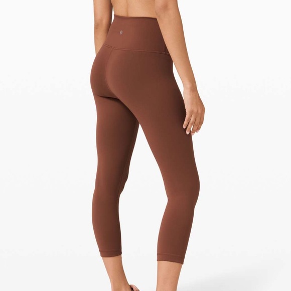 Lululemon Wunder Train High-Rise Crop 21" Ancient Copper - Picture 3 of 3